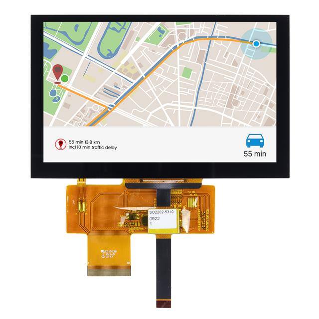 NHD-5.0-800480TF-ATXL#-CTP LCD TFT DISPLAY WVGA 5" CAP T/S