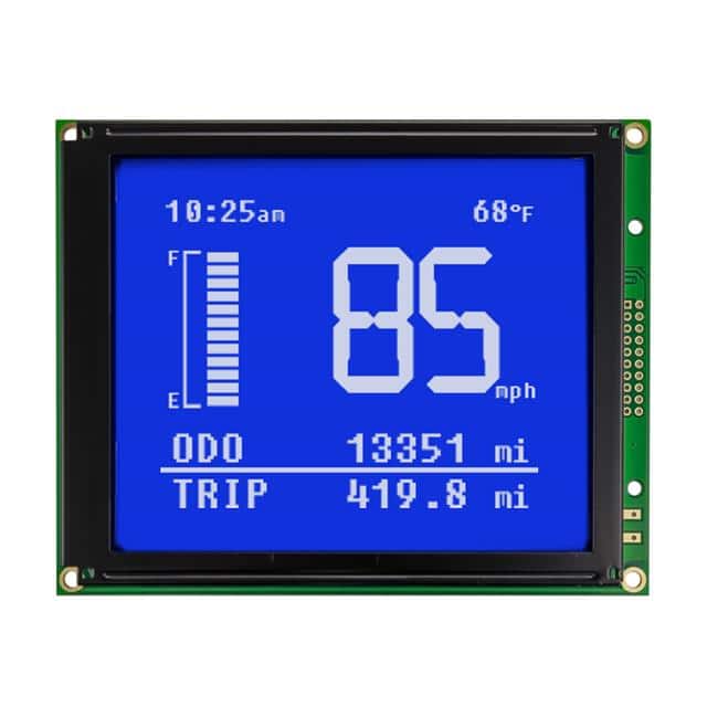 NHD-160128WG-BTMI-VZ#-1 LCD MOD GRAPH 160X128 WH TRANSFL