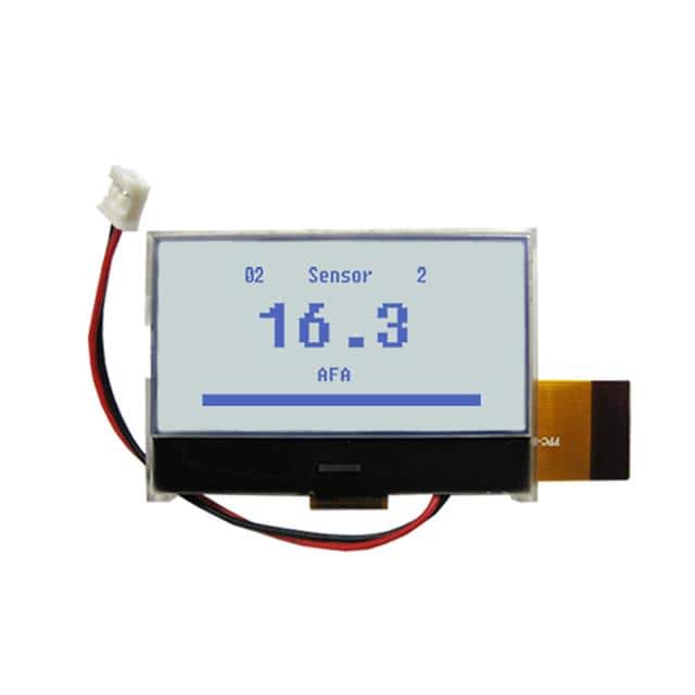 NHD-C12864KGZ-FSW-GBW LCD CHIP ON GLASS 128X64 TRANSFL