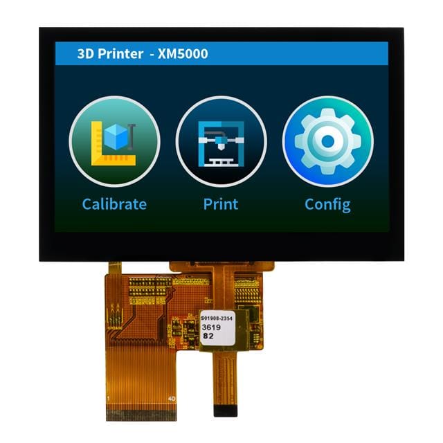 NHD-4.3-800480CF-ASXP-CTP 4.3" IPS TFT W/CAPACITIVE TOUCH