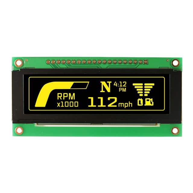 NHD-2.8-25664UCY2 LCD OLED GRAPHIC 256 X 64 YLW