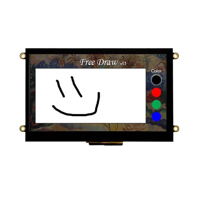 NHD-7.0-800480FT-CTXL-CTP 7" EVE2 TFT STD. MODULE CAP TOUC