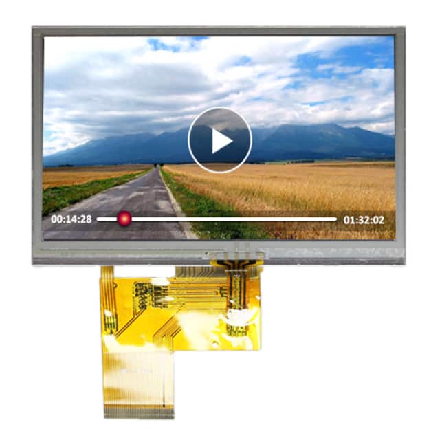 NHD-4.3-480272EF-ASXV#-T LCD TFT 480X272 6 OCLK VIEW