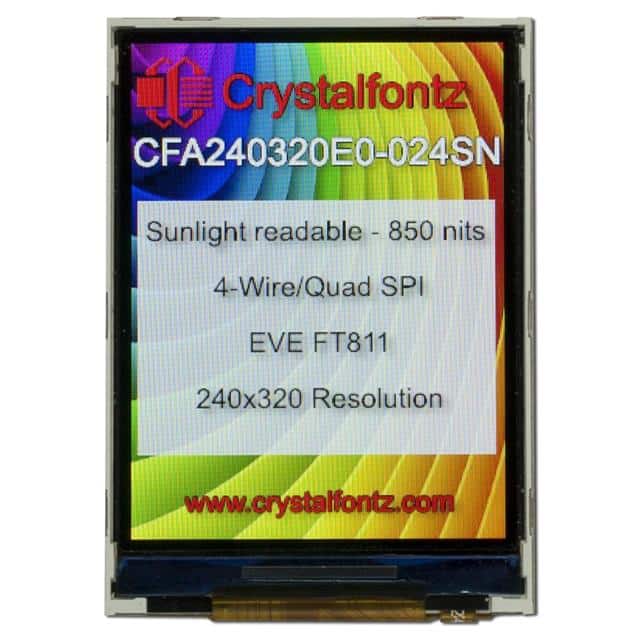 CFA240320E0024SN 2.4" EVE FT811 BRIGHT TFT