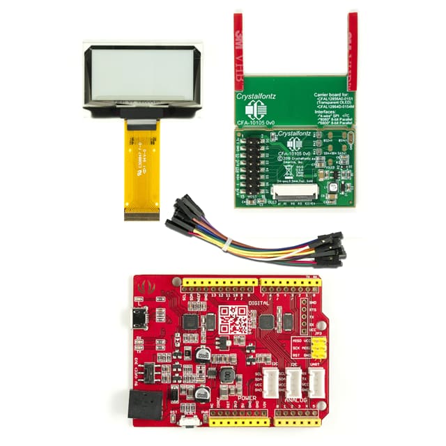 CFAL12856A0-0151-B-E1-2 1.54" TRANSPARENT BLUE OLED