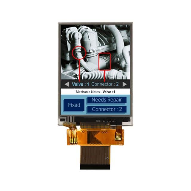 NHD-2.8-240320AF-CSXP-FT LCD DISP TFT IPS 2.8" 240X320