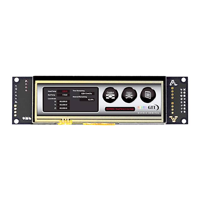 GTT38A-TPR-BLH-B0-H1-CS-VPT LCD TOUCH TFT 3.8" RS232/I2C