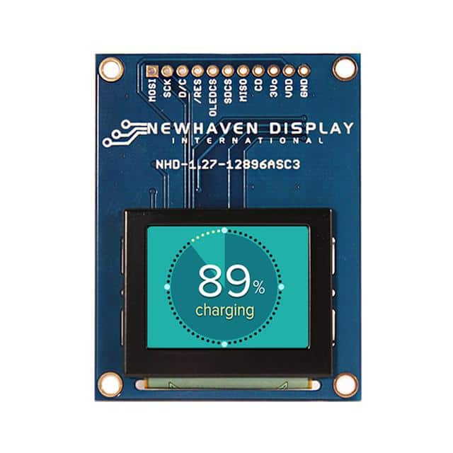 NHD-1.27-12896ASC3 1.27" SERIAL COLOR OLED