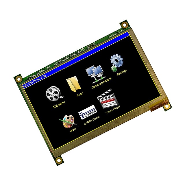 UEZGUI-1788-70WVM-BA 7.0" PCAP TOUCH LCD GUI MODULE