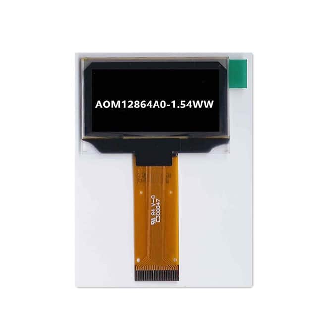 AOM12864A0-1.54WW 1.54'' 128X64 OLED MONO WHITE