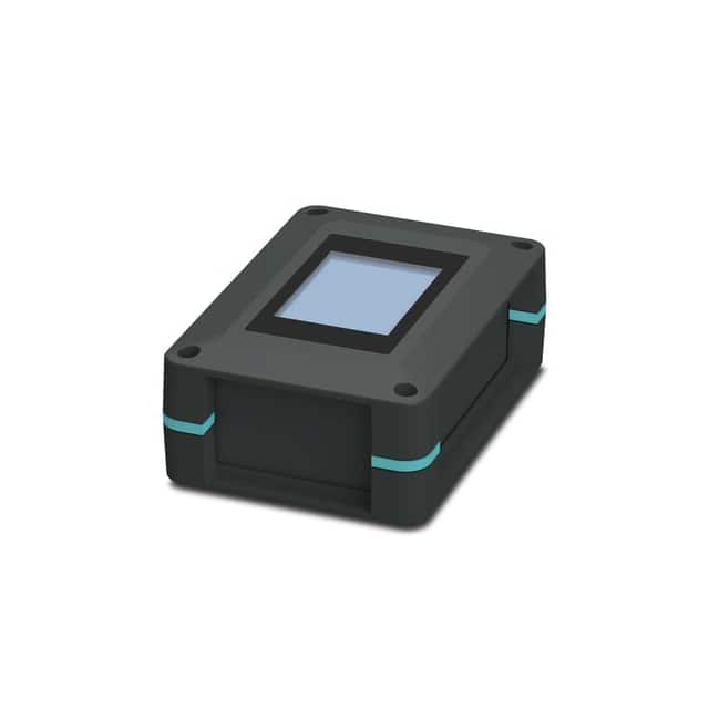 1246287 UCS 125X87 MM BLACK ENCLOSURE WI