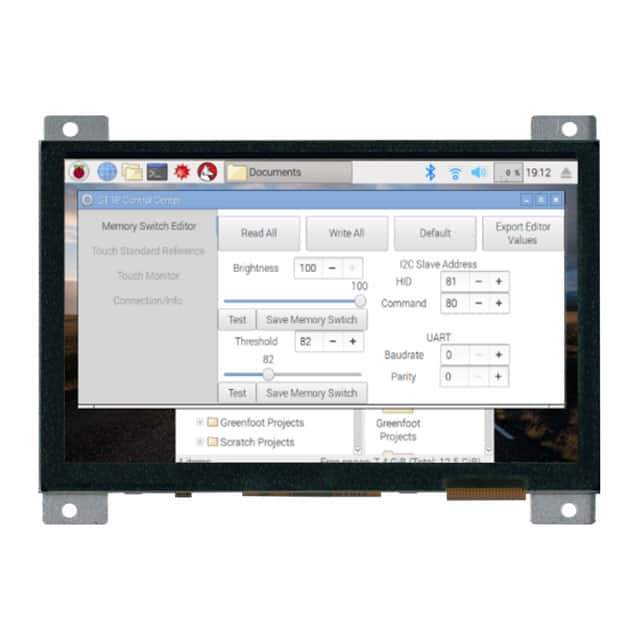 GTWV050VHB00P LCD TFT TOUCH DVI WVGA 5"