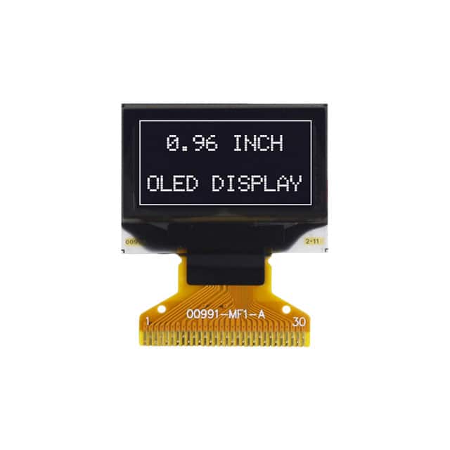 DLC0096DNOG-W-5 0.96" PMOLED 128X64 WHITE