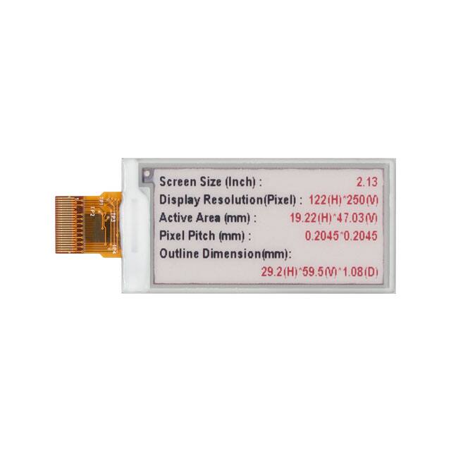 DLC0213CNNG-2 2.13" EPD MODULE 122X250