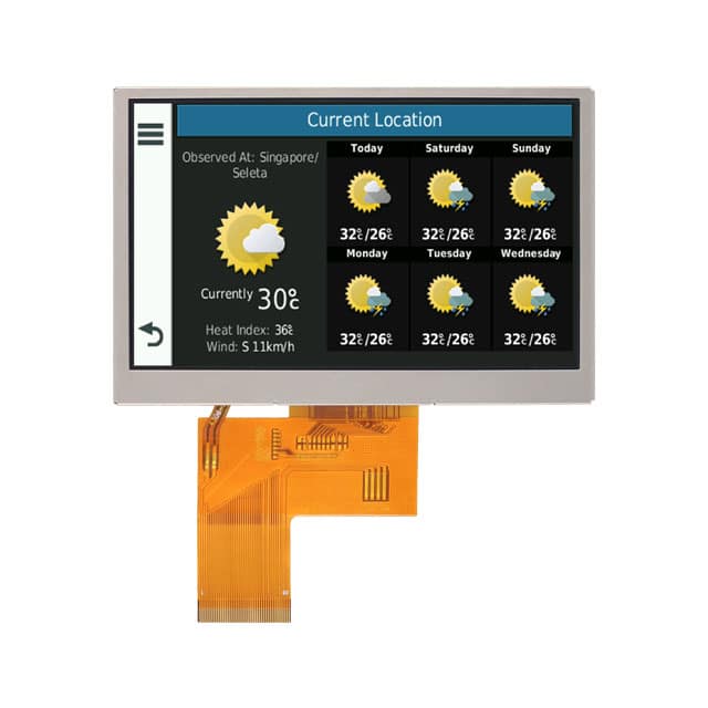 DLC0430BBM07RT-3 4.3" TFT 480X272