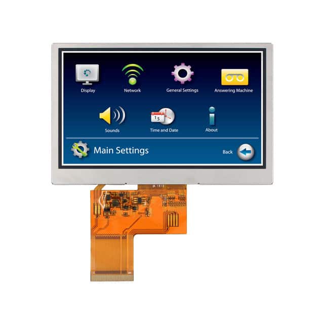 DLC0430DCP10RF-2 4.3" IPS TFT 800X480