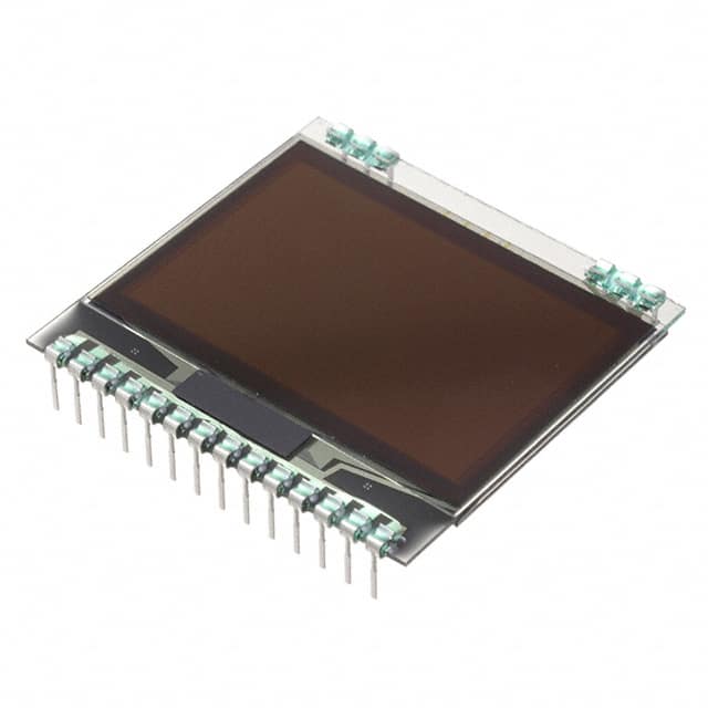 EA OLEDS102-6LGA LCD MOD GRAPH 102X64 YELLOW/BLK