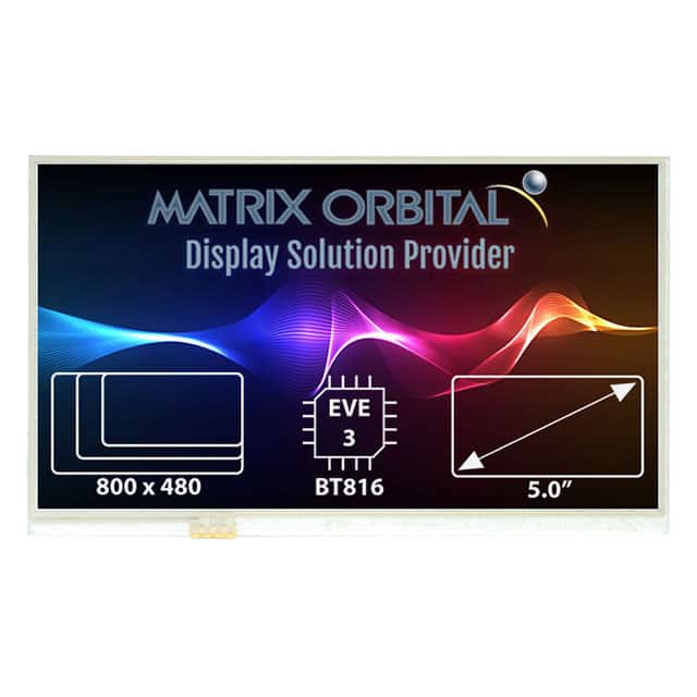 EVE3-50A-BLM-TPR-F32 LCD DISPLAY TFT 5" 800X600