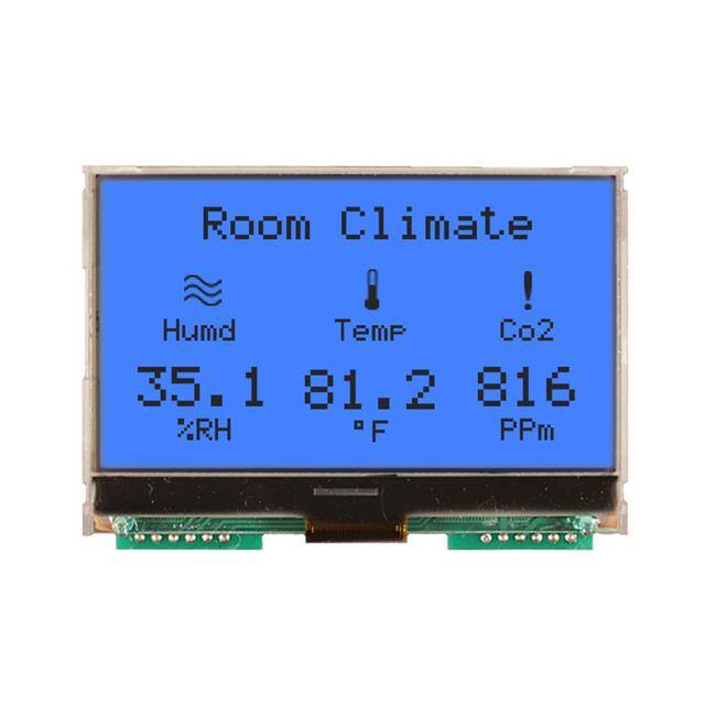 NHD-C12864A1Z-FSB-FBW-HTT LCD COG GRAPH 128X64 BLUE BKLT