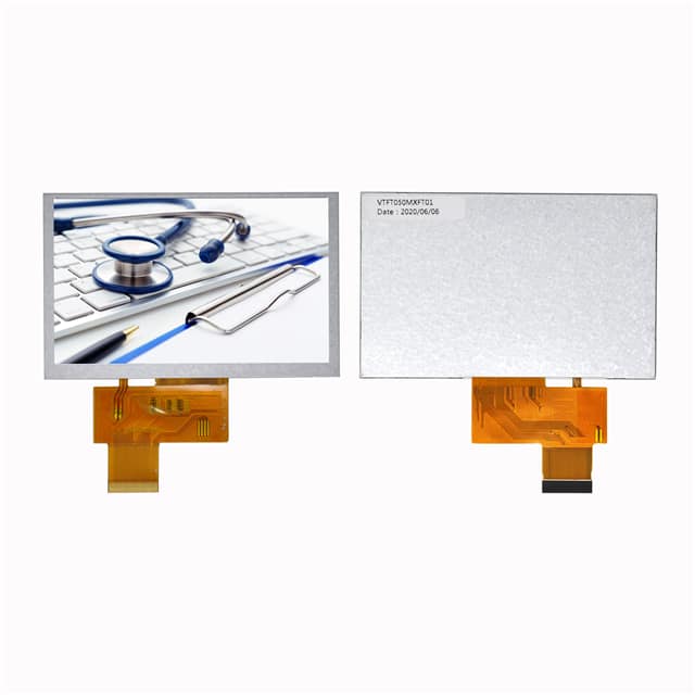 VTFT050MXFT01 5.0" TFT - 800 X 480 IPS RGB