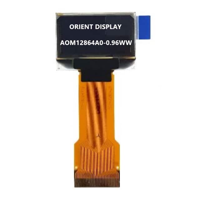 AOM12864A0-0.96WW 0.96'' 128X64 OLED MONO WHITE