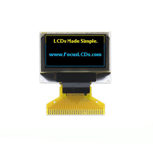 O12864A-GBY-TW3 128X64 BLUE/YELLOW GRAPHIC OLED
