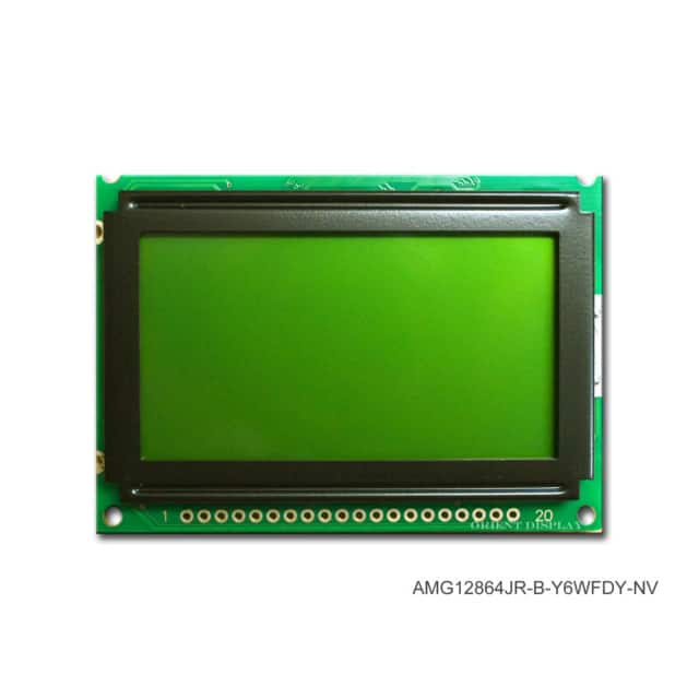 AMG12864JR-B-Y6WFDY-NV LCD COB GRAPH 12864 Y/G TRANSF
