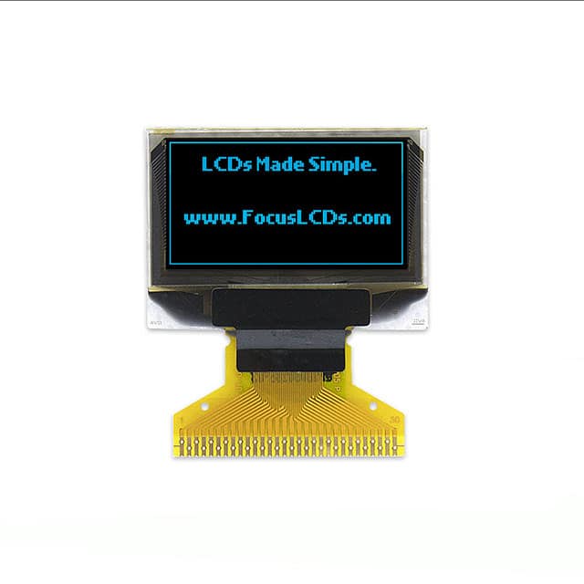 O12864A-GLB-TW3 128X64 LIGHT BLUE GRAPHIC OLED