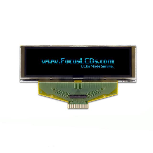 O25664B-GLB-TS3 256X64 LIGHT BLUE GRAPHIC OLED