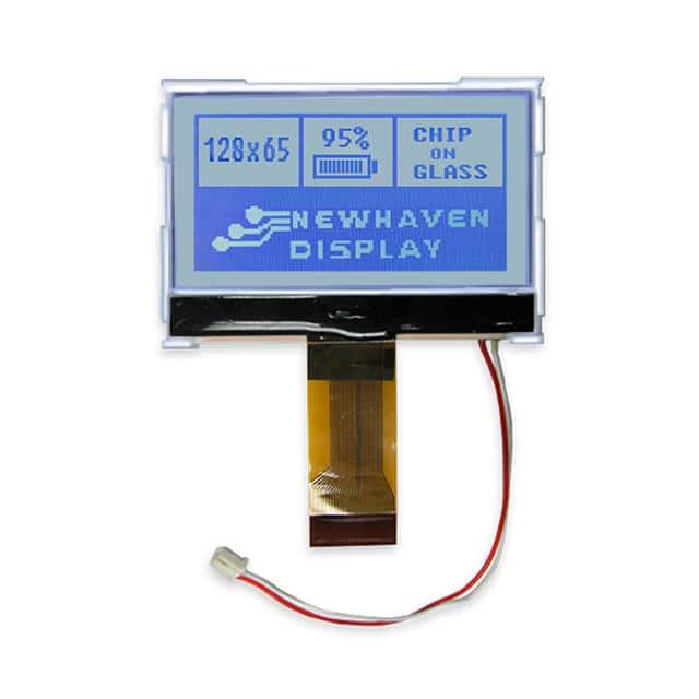 NHD-C12865BR-FSW-GBW LCD COG GRAPH 128X65 WH TRANSFL