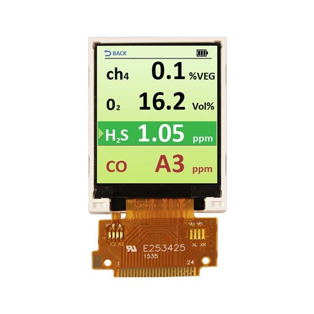 NHD-1.8-128160EF-CSXN# LCD 1.8" TFT SUNLIGHT READABLE