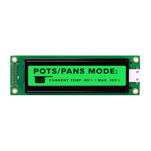 NHD-19232WG-BGGH-V#T LCD MOD GRAPH 192X32 GRN TRANSFL