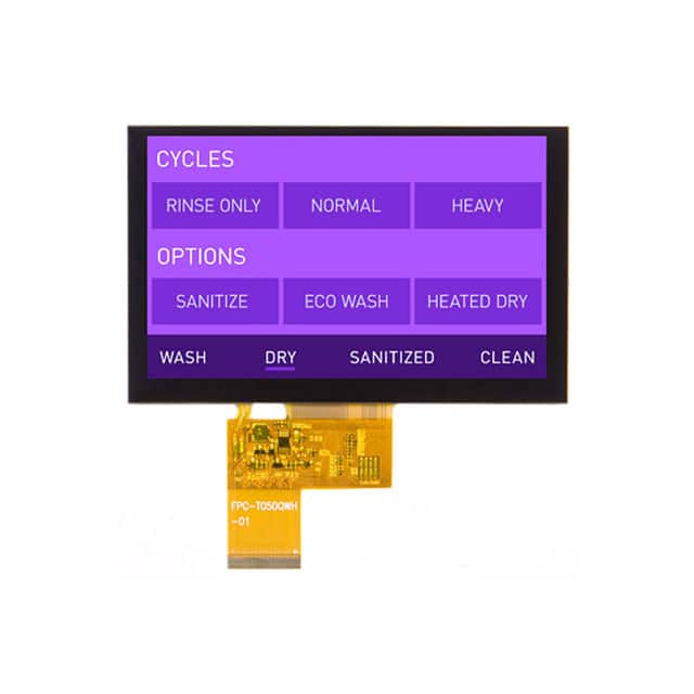 DT050TFT-TS LCD DISP TFT 5.0" 800X480