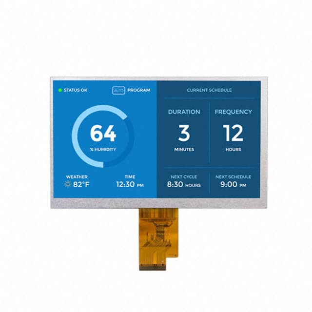 DT070DTFT-IPS-HB 7" IPS TFT W/ HIGH BRIGHT BACKLI