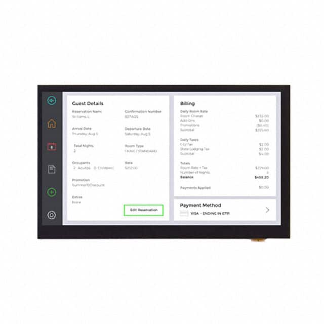 DT070DTFT-IPS-PTS DT070DTFT-IPS W/ CAPACITIVE TOUC