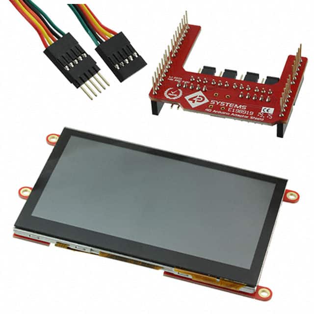 ULCD-43DCT-AR LCD ARDUINO 4.3" SHIELD & CBL