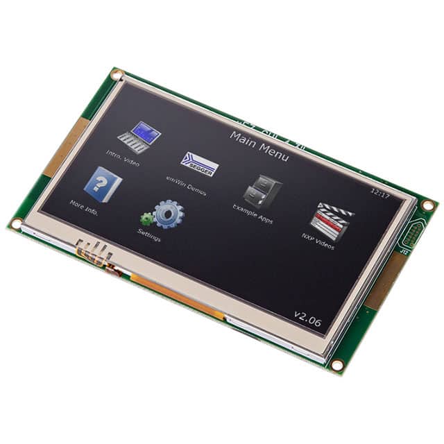 UEZGUI-4088-43WQH-BA LCD DISPLAY TFT 4.3" 480X272