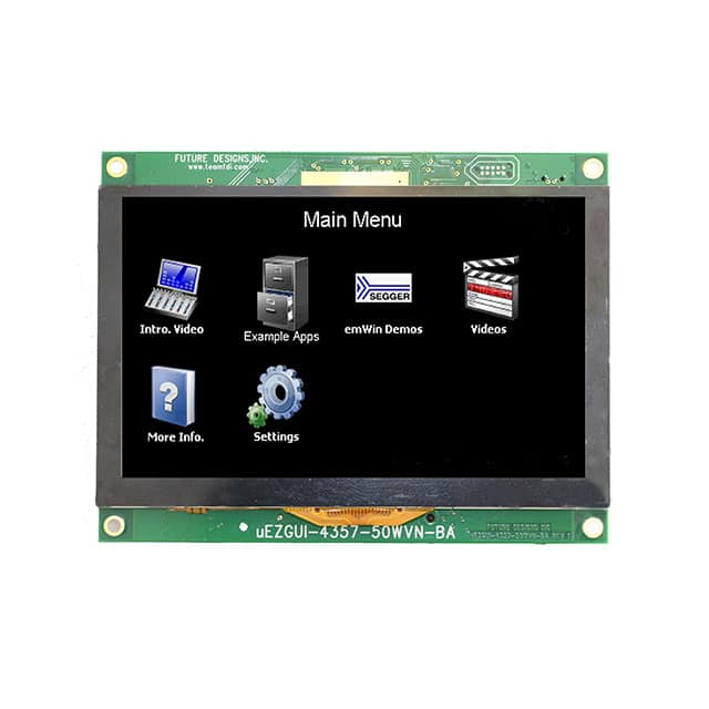 UEZGUI-4357-50WVN-BA 5.0" PCAP TOUCH LCD GUI -MODULE
