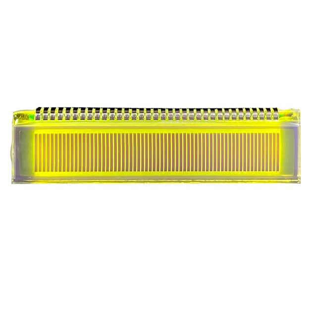 MC64SEG3-GPTLY3 64 SEGMENT BAR GRAPH LCD GLASS,