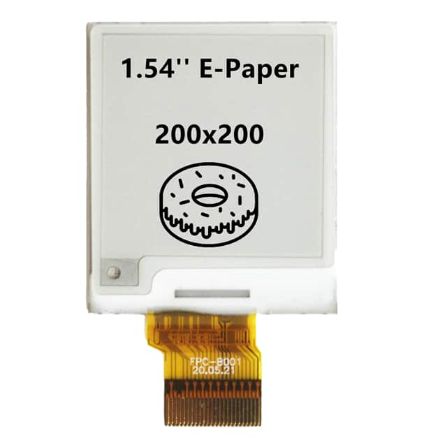 AES200200A00-1.54ENRS 1.54'' E-Paper, 200x200