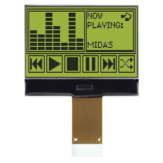 MCCOG128064B12W-SPR 128 X 64 GRAPHIC CHIP-ON-GLASS L