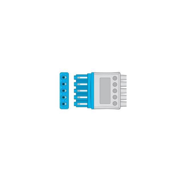 LW-2090S29/5A ECG LEADWIRES Replacement for Amc LW-2090S29/5
