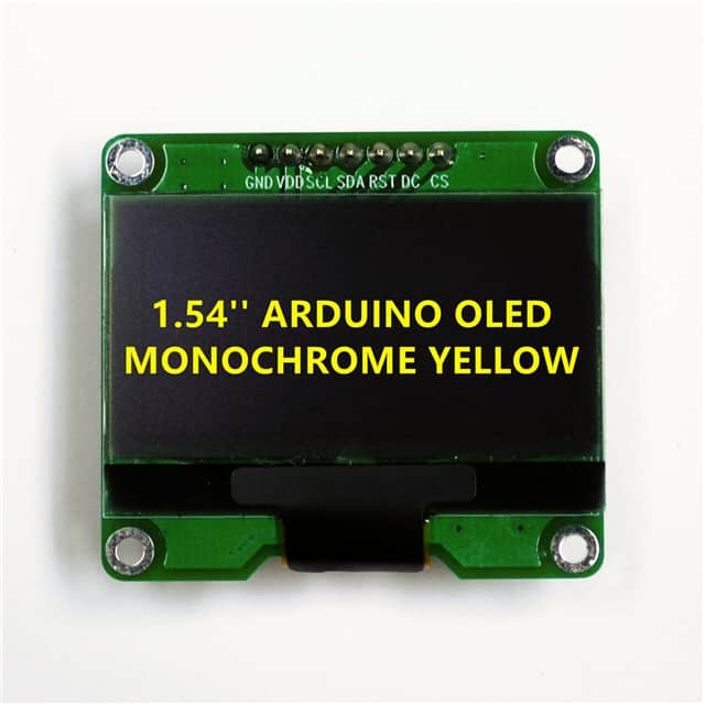 AOM12864A0-1.54YW-ANO 1.54'' ARDUINO OLED YELLOW128X64