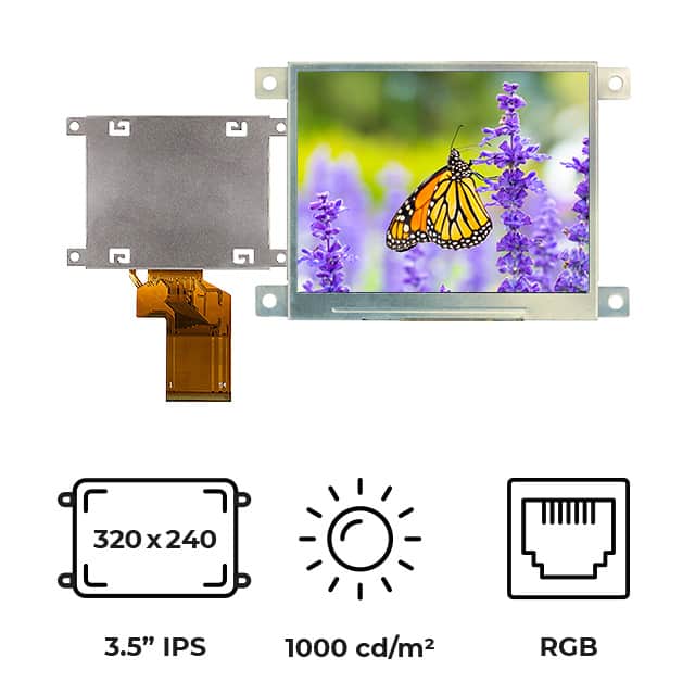 RVT35HHTFWN00 3.5 TFT IPS HIGHBRIGHTNESS FRAME