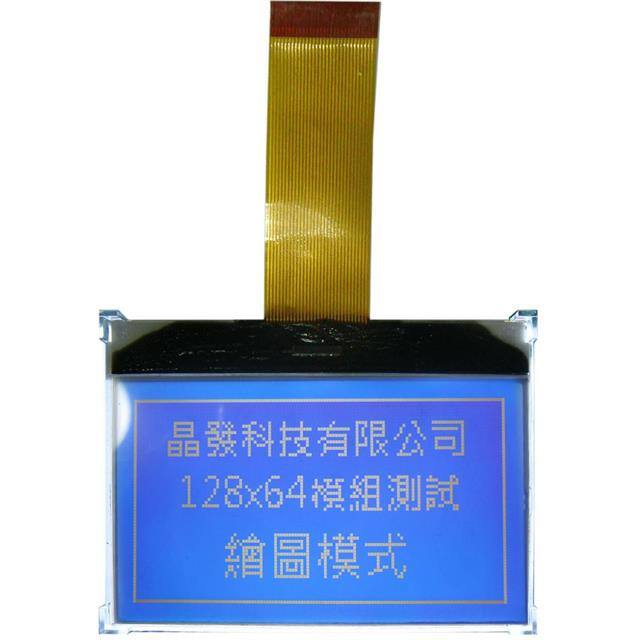 GFG128064F-BNFA-01 GFG128064A001(128x64,FSTN-P,Blue