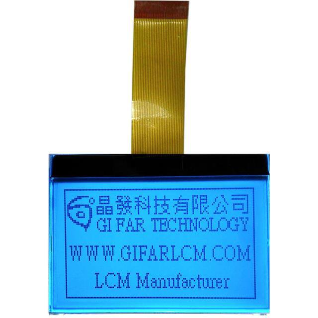 GFG128064F-FPHE03 GFG128064B009(128x64, FSTN-P, Wh
