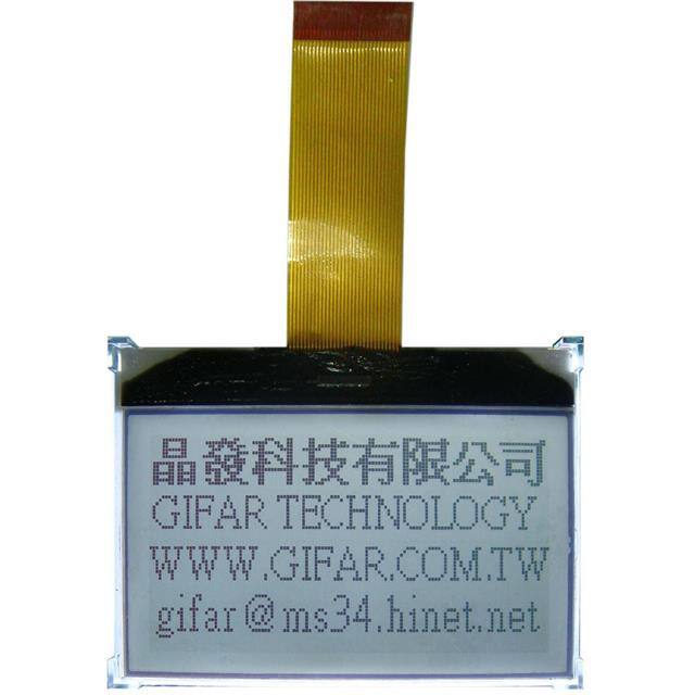 GFG128064F-FPFA-01 GFG128064B009(128x64, FSTN-P, Wh