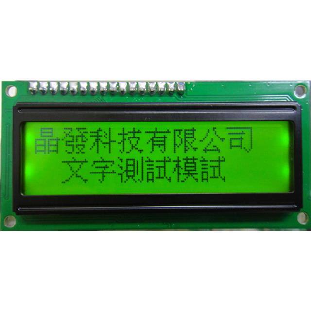 GFE144032C-YPAE-01 144X32STN-YYELLOW GREEN80X36
