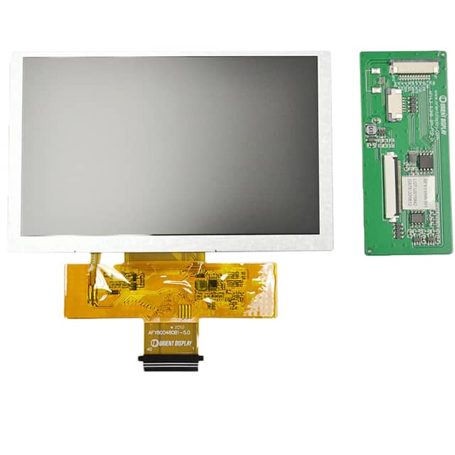 AFY800480B1-5.0N12NTM-SPI 5.0'' TN TFT, SPI interface