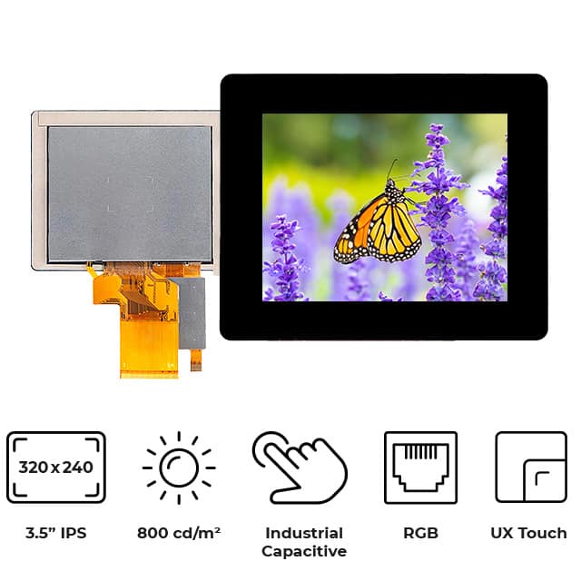 RVT35HHTNWC00 3.5 TFT IPS PCAP HIGH BRIGHTNESS